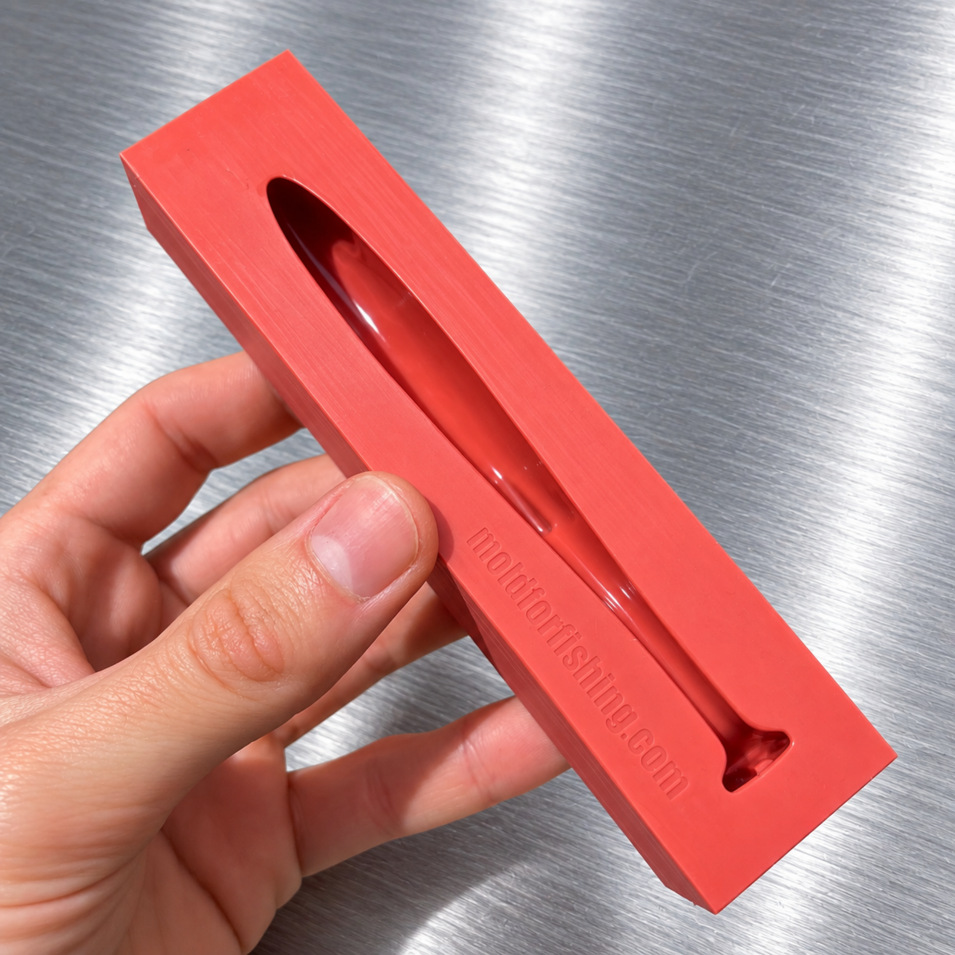 Moule à gravité Shad 12 cm – Moule pour fabriquer des leurres souples – Image 3