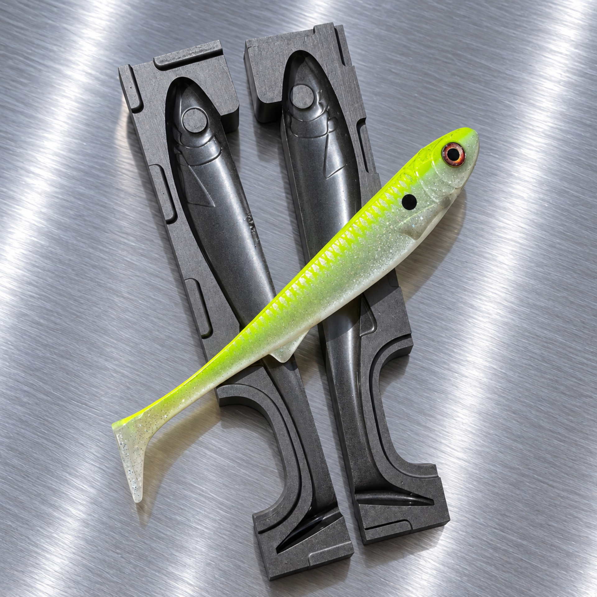 Moule à gravité Shad 20 cm – Moule pour fabriquer des leurres souples
