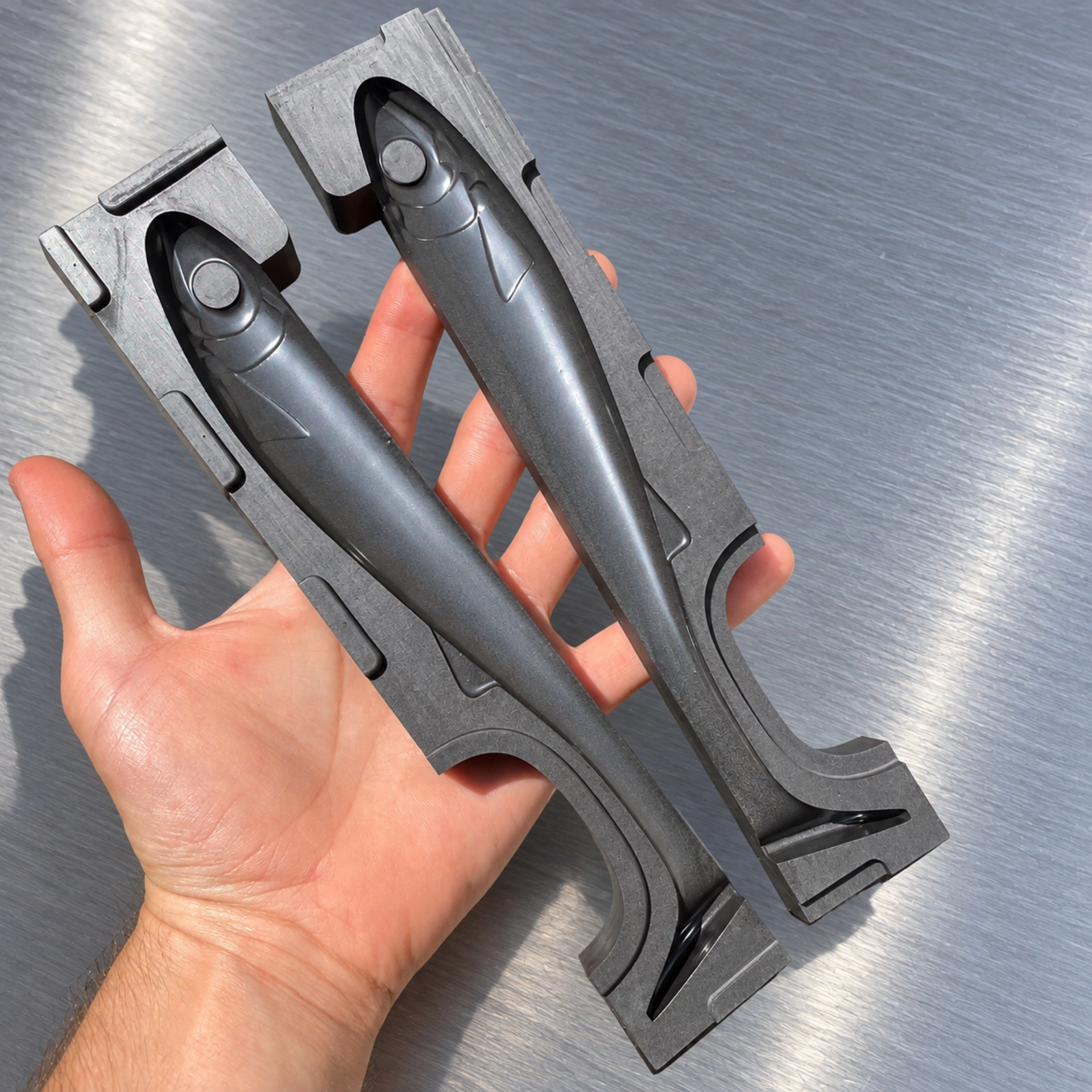Moule à gravité Shad 20 cm – Moule pour fabriquer des leurres souples – Image 2