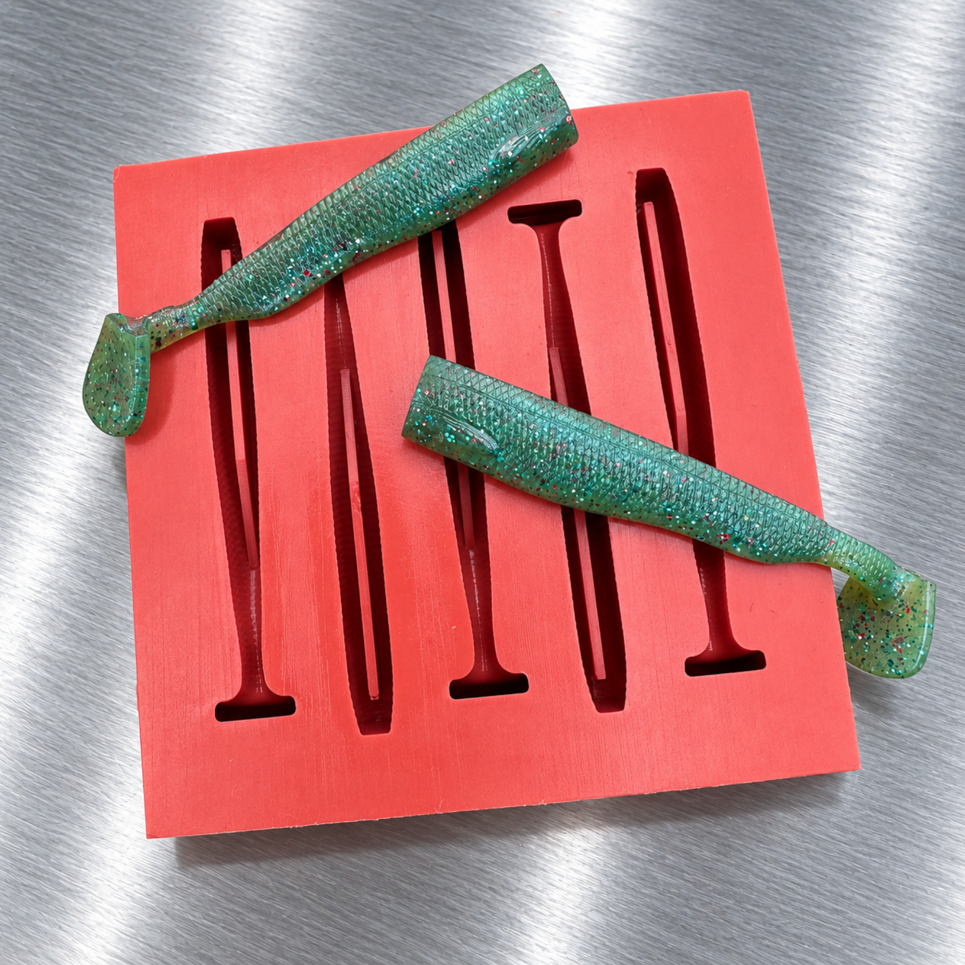 Moule à gravité Shad 7 cm Sea Lure – Moule pour fabriquer des leurres souples