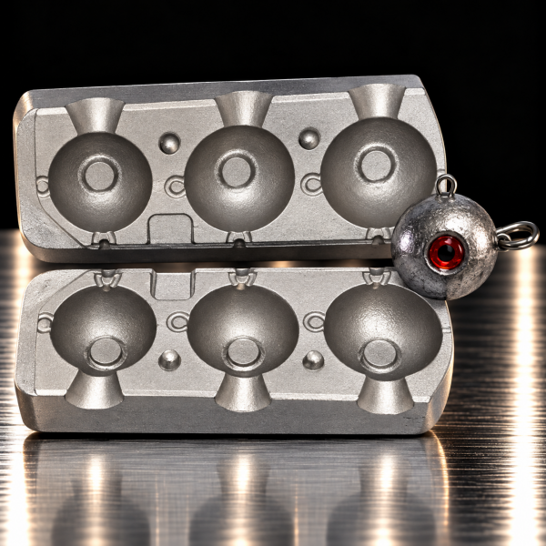 Moule Aluminium Fabrication Trailer Ball 110g / 140g / 170g – N°130