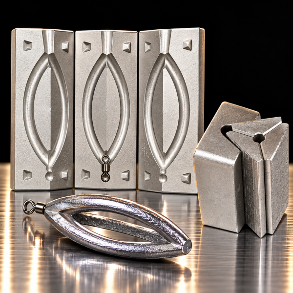 Moule Aluminium Fabrication Plomb d'alimentation 45 g - N°202