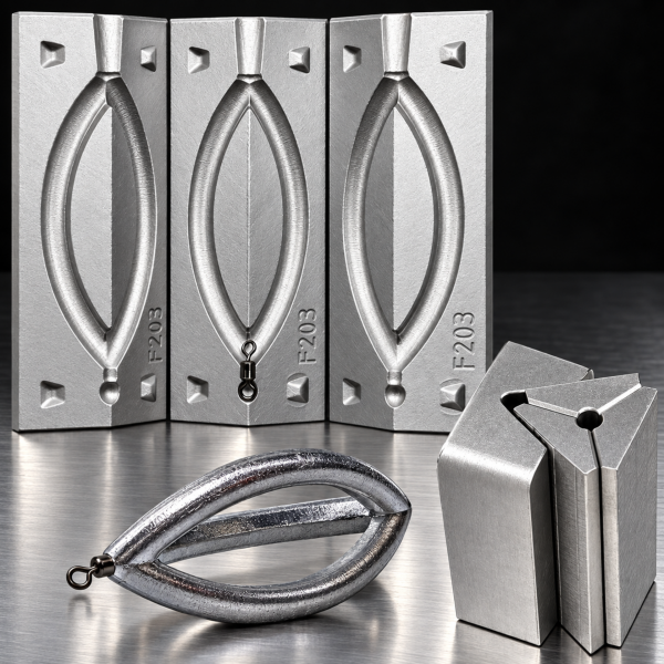 Moule Aluminium Fabrication Plomb d'alimentation 82 g - N°203