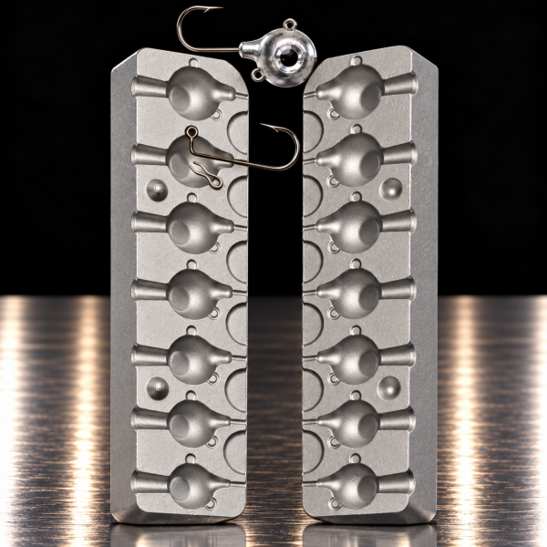 Moule Aluminium Fabrication Fireball têtes plombées de 8 à 20 g - N°215