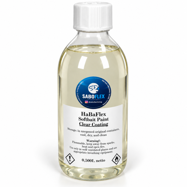 Vernis aérographe pour leurres souples SaBoFlex – 500 ml